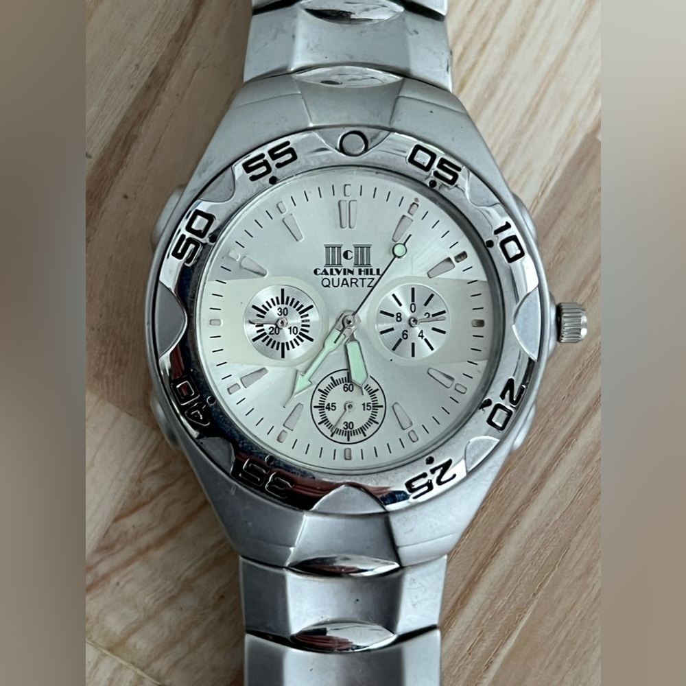 Calvin Hill Limited Edition Men’s Watch Stainless Bracelet and Dial